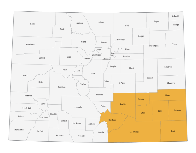 Southeast Colorado Opioid Region 19